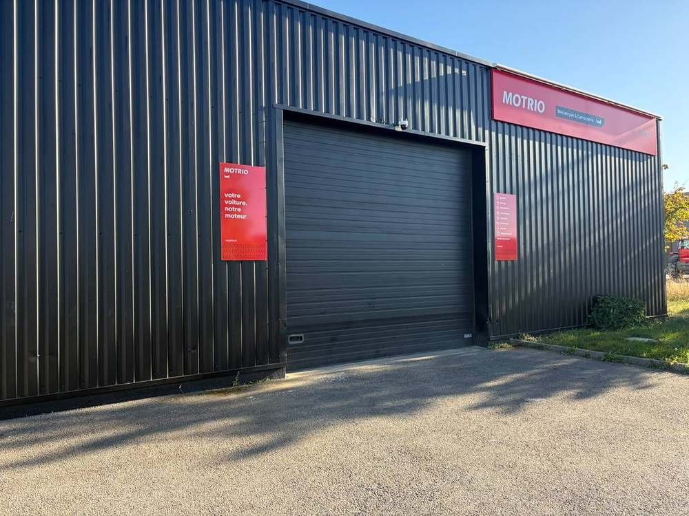 L'entrée du garage BILNCO Motrio, 7 rue Hélène Boucher à Thorigné-Fouillard